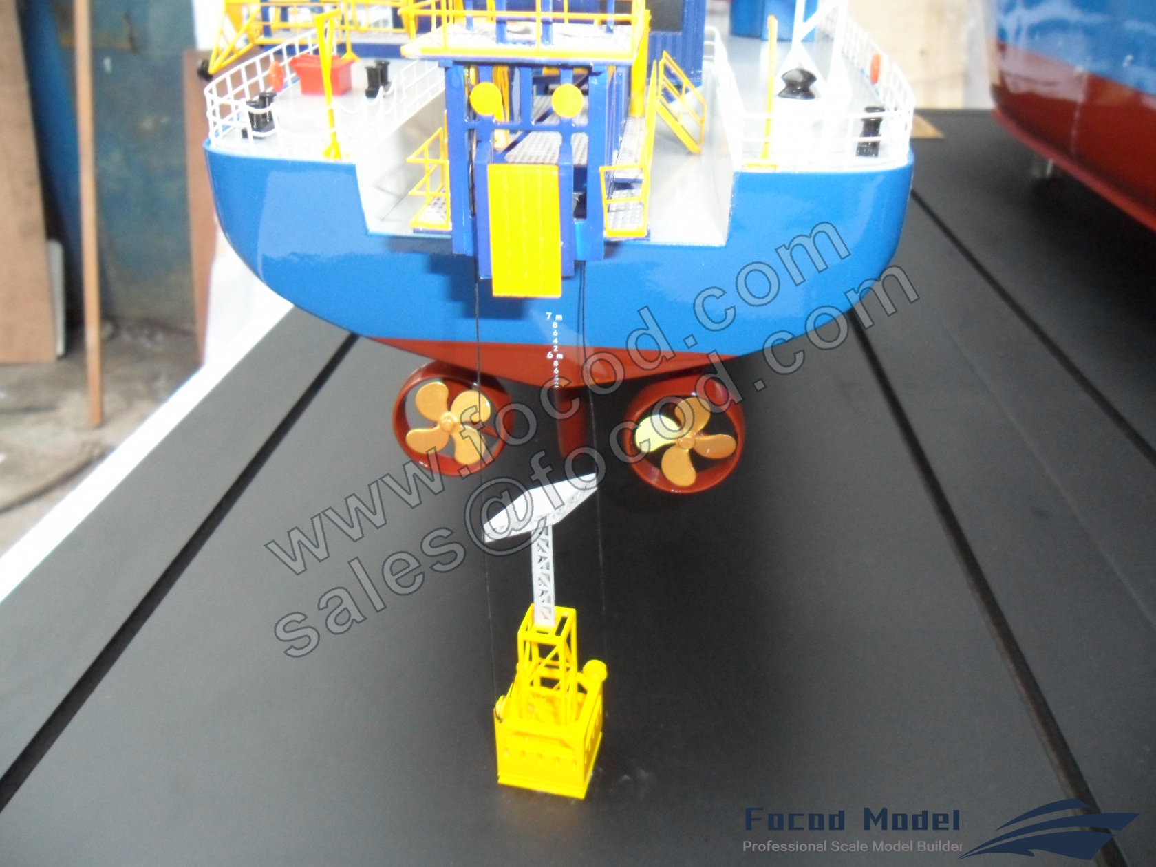 customized model of 87m Research-Survey Vessel